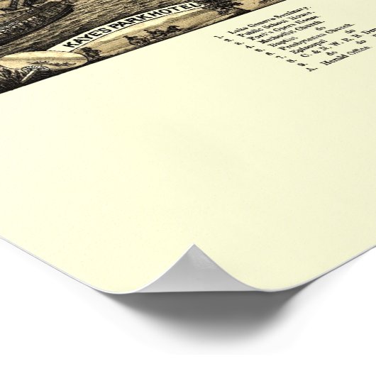 Lake Genève, WI Panoramic Map - 1882 Poster (Hoek)