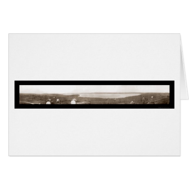 Lake Genève WI Yerkes Foto 1910 (Voorkant Horizontaal)