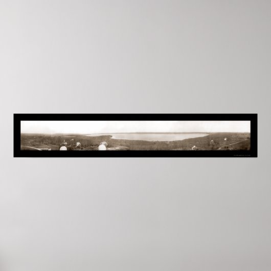 Lake Genève WI Yerkes Foto 1910 Poster (Voorkant)