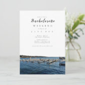 Lake Genève Wisconsin Bachelorette Party Kaart (Staand voorkant)