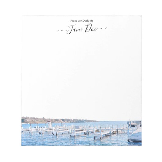 Lake Genève Wisconsin-Blocnote Notitieblok (Voorkant)