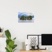 Lake George-eiland, New York Poster (Thuiskantoor)