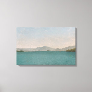 Lake George, Free Study Canvas Afdruk