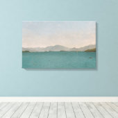 Lake George, Free Study Canvas Afdruk (Insitu (Houten vloer))