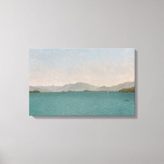 Lake George, Free Study Canvas Afdruk (Voorkant)