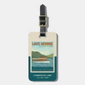 Lake George, New York |  boot Bagagelabel (Voorkant verticaal)