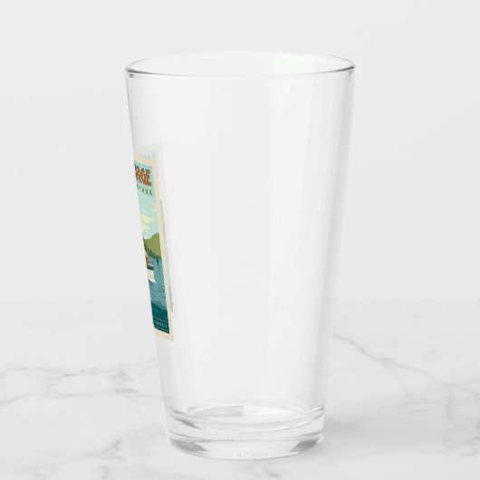 Lake George, New York |  boot Glas (Links)