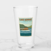 Lake George, New York |  boot Glas (Voorkant)
