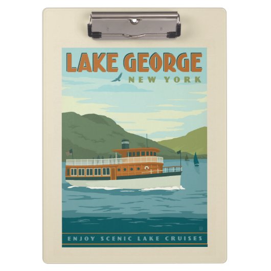 Lake George, New York |  boot Klembord (Voorkant)