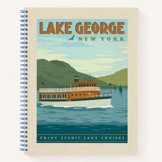Lake George, New York |  boot Notitieboek (Voorkant)