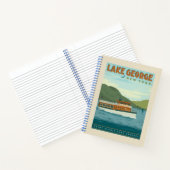 Lake George, New York |  boot Notitieboek (Binnen)