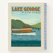 Lake George, New York |  boot Notitieboek (Achterkant)