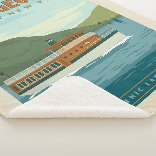 Lake George, New York | boot Sherpa Deken (3/4)