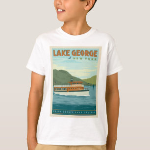 Lake George, New York boot T-shirt