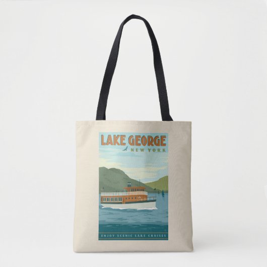 Lake George, New York |  boot Tote Bag (Voorkant)