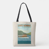 Lake George, New York |  boot Tote Bag (Achterkant)