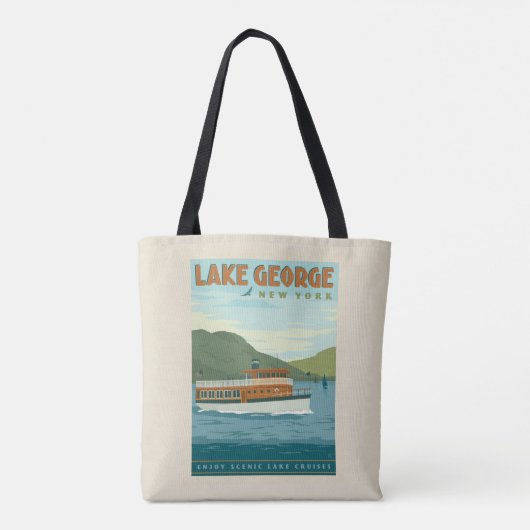 Lake George, New York | boot Tote Bag (Achterkant)