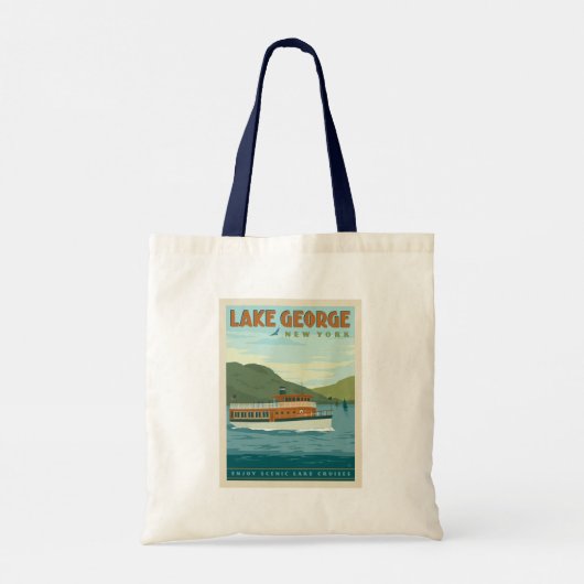 Lake George, New York |  boot Tote Bag (Achterkant)