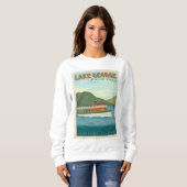 Lake George, New York |  boot Trui (Voorkant volledig)