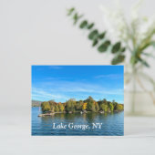 Lake George New York Briefkaart (Staand voorkant)