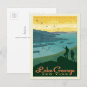 Lake George, New York Briefkaart (Voorkant / Achterkant)
