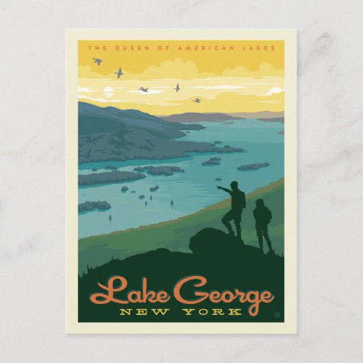 Lake George, New York Briefkaart (Voorkant)