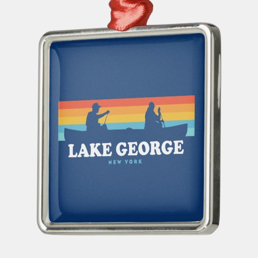 Lake George, New York Kano Metalen Ornament (Links)