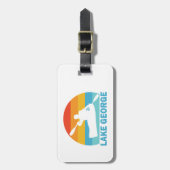 Lake George New York Kayak Bagagelabel (Voorkant verticaal)