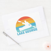 Lake George New York Kayak Rechthoekige Sticker (Envelop)