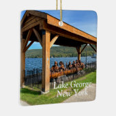 Lake George New York Keramisch Ornament (Rechts)