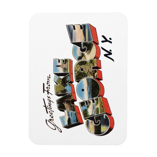 Lake George New York Magneet (Verticaal)