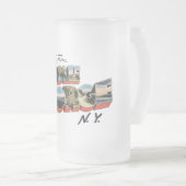 Lake George New York Matglas Bierpul (Voorkant rechts)