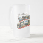 Lake George New York Matglas Bierpul (Voorkant links)