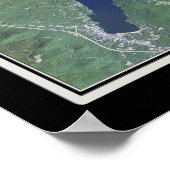 Lake George New York Satellite Poster Map (Hoek)