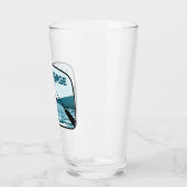 Lake George New York Vissen Rod Glas (Links)