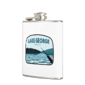 Lake George New York Vissen Rod Heupfles (Links)