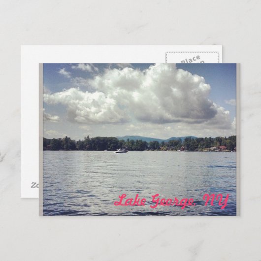 Lake George, NY Briefkaart (Voorkant / Achterkant)