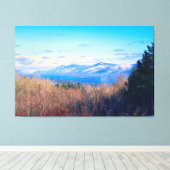 Lake George NY Canvas Afdruk (Insitu (Houten vloer))