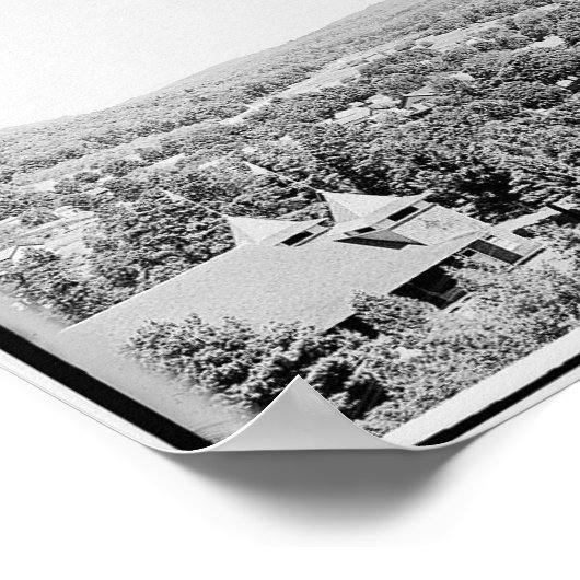 Lake George NY, Fort William Hotel Vinatge Poster (Hoek)