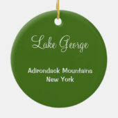 Lake George Ornament (Achterkant)