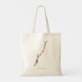 Lake George Silhouette Map Canvas tas (Achterkant)