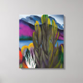 Lake George White Birch Georgië O'keeffe | Canvas Afdruk (Voorkant)