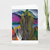 Lake George White Birch Georgië O'keeffe | Kaart (Voorkant)