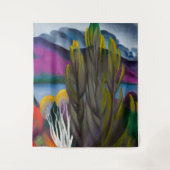 Lake George White Birch Georgië O'keeffe | Wandkleed (Voorkant)