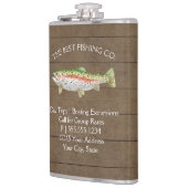 Lake Gevist Business Rainbow Trout Rustic Wood Heupfles (Links)