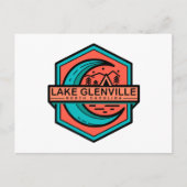 LAKE GLENVILLE maan hexa Briefkaart (Voorkant)