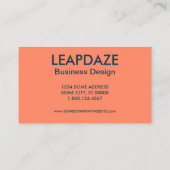 LAKE GLENVILLE NC maan hexa Visitekaartje (Achterkant)