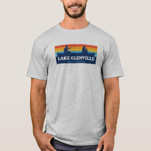 Lake Glenville North Carolina Canoe T-shirt