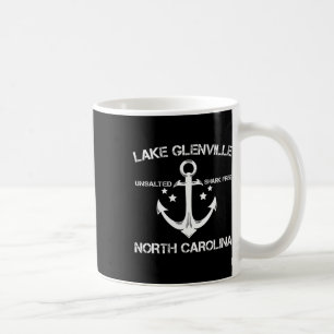 Lake Glenville North Carolina Grappige Vissen Kamp Koffiemok