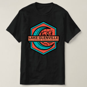 Lake Glenville North Carolina maanlicht T-shirt